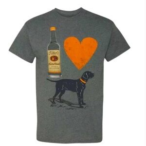 NWOT Tito’s I Love Dogs T-Shirt